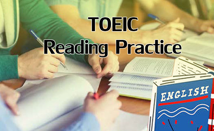 TOEIC Reading Practice